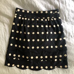 Polka Dot High Waisted Skirt